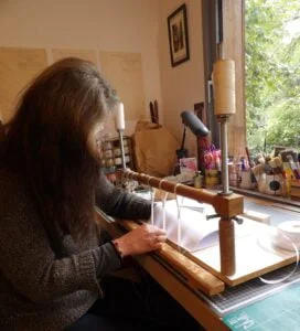 portrait entrepreneuse atelier reliure